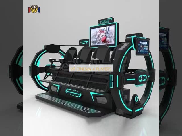 Virtual Reality Cinema 4 Players VR Movie Theater Comfortable