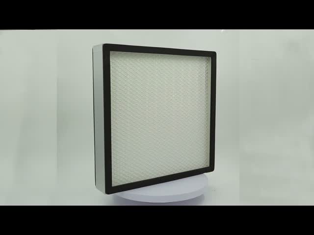 High Efficiency Pleated H13 Hepa Filter Aluminum Frame For Ultra Cleanroom