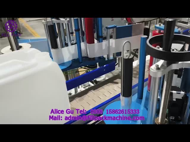 SUS304 40m/Min Automatic Flat Bottle Labeling Machine Double Sided