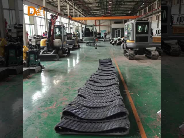 Lightweight Mini Excavator Rubber Track 0.8Ton-1.5Ton Small Excavator Attachment