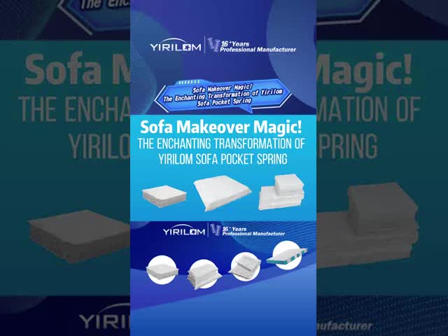 Dimensão personalizada 4 polegadas de altura Sofá Pocket Spring Pocket Spring para almofada de sofá