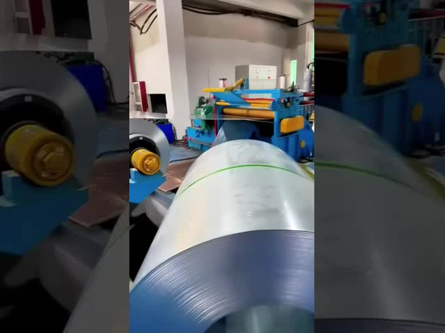 PLC Advanced Steel Coil Slitter Machine 5 Tons 15KW Steel Slitting Machine