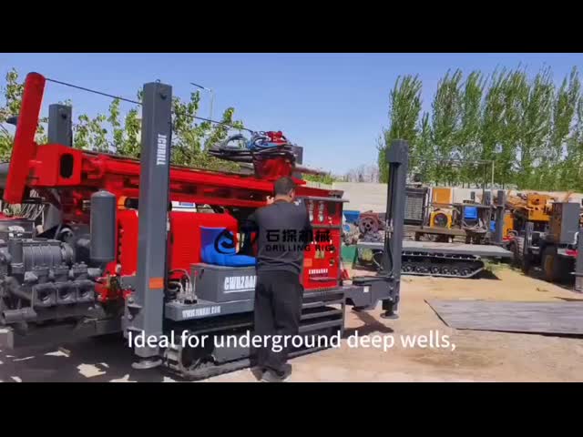 St 300 Grande poço de perfuração profunda Alta velocidade Yuchai Motor Diesel Rig de perfuração pneumática