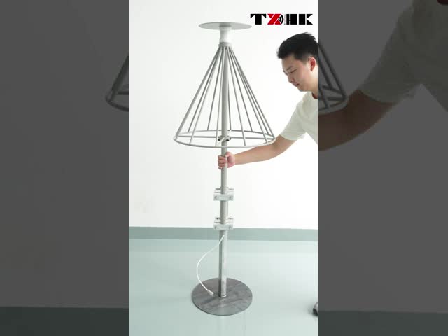 Vhf Uhf  100-6000mhz  Waterproo Log-Periodic Antenna  Walkie-talkie  Radio   Conical  Communication  Antenna
