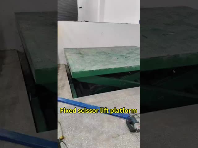 Fixed Scissor Lift - 15 Ton High Load + Compact Design - Reliable for Factory Cargo Lifting & Material Handling