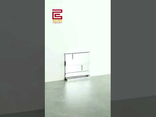 Aluminium Skirting Board Profiles Waterproof Skirting Baseboard Covers