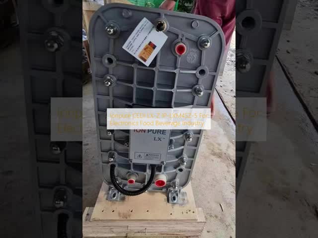 Ionpure CEDI LX-Z IP-LXM45Z-5 Pour l'industrie électronique, alimentaire et des boissons vidéo