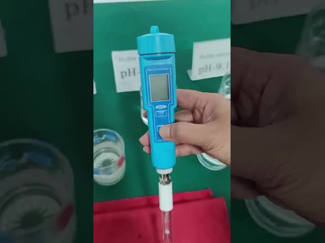 Automatic Calibrating PH Meter Replaceable Probe For Hydroponics Soil Cheese Meat Lab Water