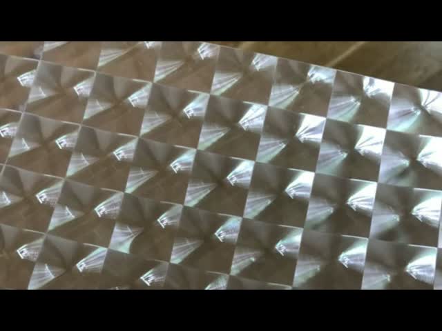 Soft Hardness 3D Transparent Film Thermal Laminating Speckle for Shower Curtain Packaging