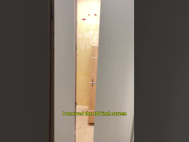 3D 4k Projector Screens 100 Inch Black Diamond Alr Screen For Long Throw