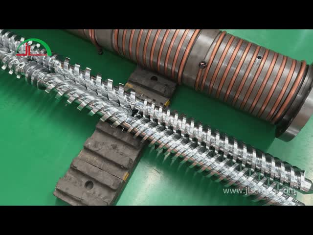 Parallel Twin Screw and Barrel 45mm-220mm with Ra 0.4μm-0.6μm Surface Roughness