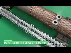 China Water Cooling Parallel Twin Screws and Barrels for Consistent Barrel Temperature supplier