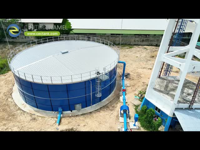 Tanques de fermentação de aço revestidos de vidro para instalações de tratamento de águas residuais: a solução ideal para uma gestão sustentável dos resíduos