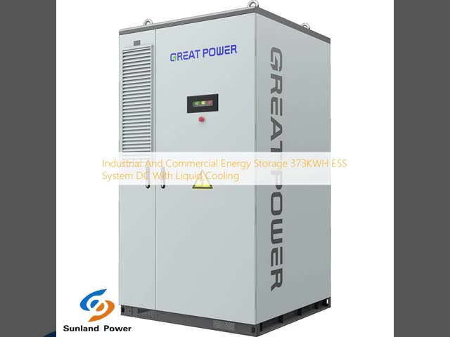 産業用および商業用エネルギー貯蔵 373KWH ESSシステム DC 液体冷却