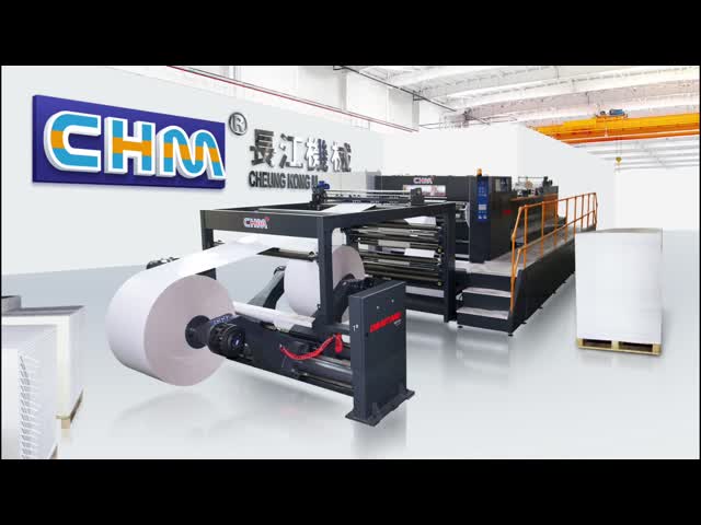 CHM Double Rotray Paper Sheet Cutter Machine Reel To Sheet Cutting Machine 1700mm