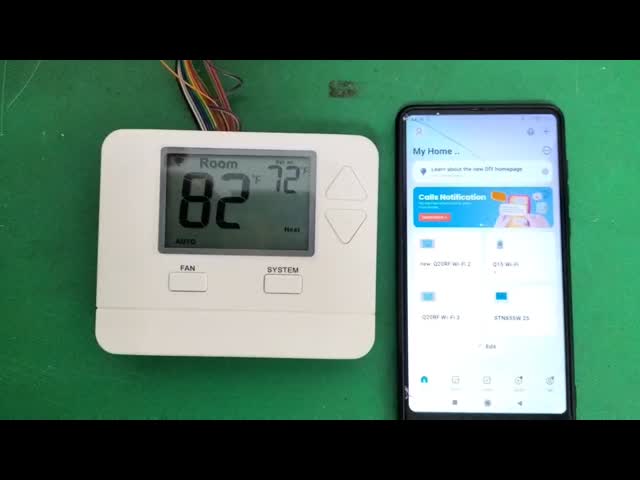 非プログラマブル暖房室サーモスタット ±1℃精度 商業および住宅用