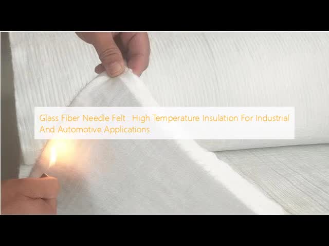 Non Woven Chopped Strand Mat High Temperature Insulation Durable For Automotive