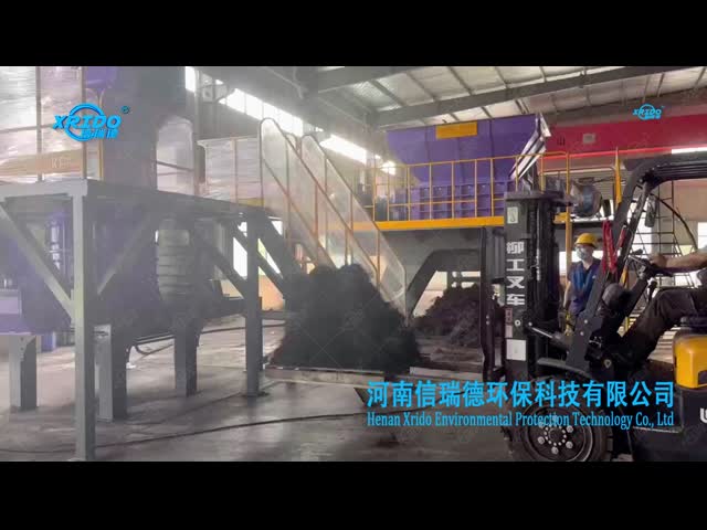 熱分解タイヤワイヤー破砕ライン タイヤスチールワイヤー破砕機 廃スチール予備破砕機