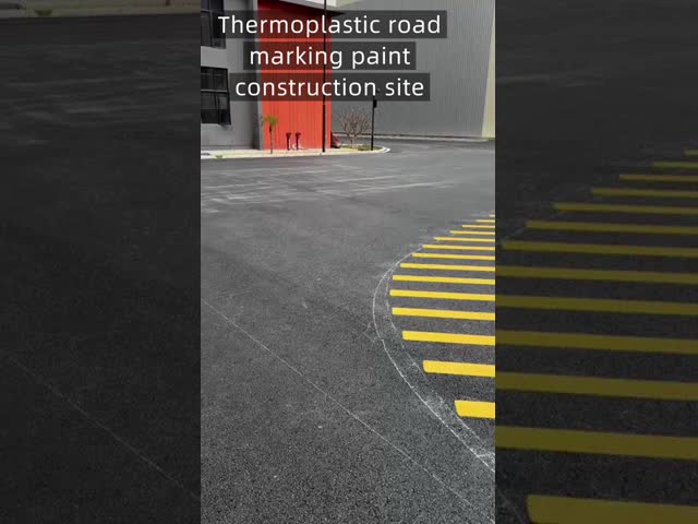 White and Yellow Reflective Thermoplastic Road Marking Paint For Road Marking