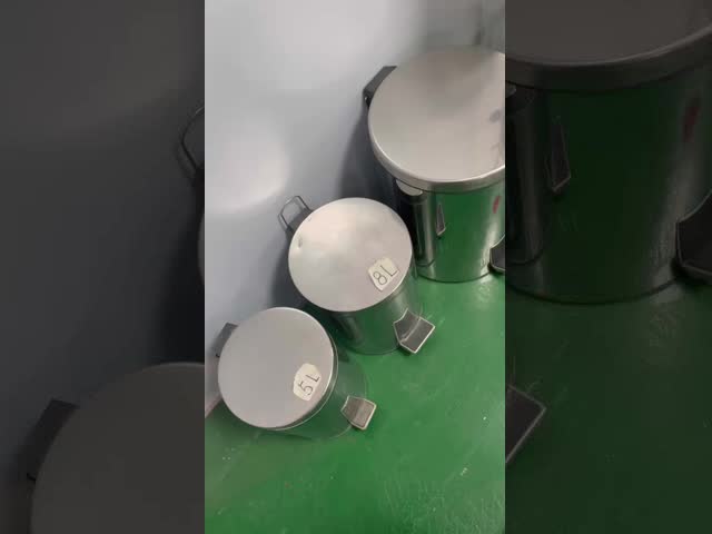 5L 8L 20L Hospital Furniture Accessories Stainless Steel SS Pedal Dustbin OEM