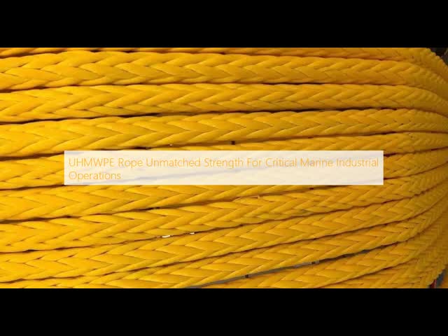 Abrasion Resistant Uhmwpe Braided Cord Uhmwpe Winch Rope Durable For Marine