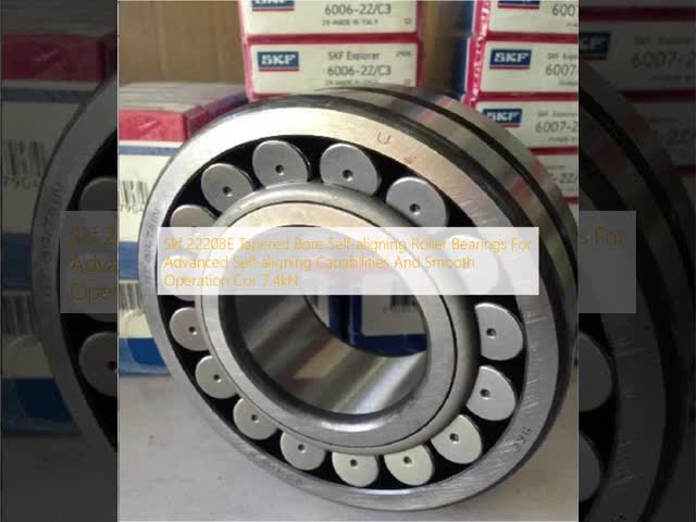 SKF 22208E 円筒軸承 40mm