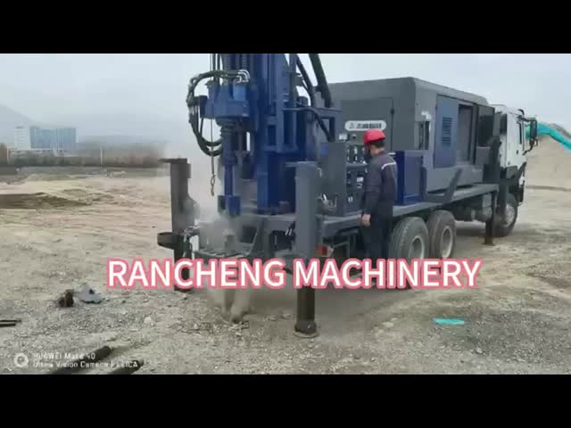 RCF200T Hydraulic Water Well Drilling Machine/200m Truck Mounted Water Well Drilling Rig/6X4 Truck Mounted Rig
