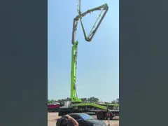 Used 2021 Zoomlion 63m Concrete Pump With Benz Chassis  250KW Engine Power Rating And 120m3/h Capacity