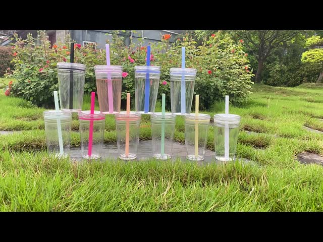長持ちするレストランサービス向けトライタン製プラスチックストローカップ