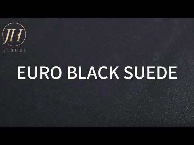 High Color Fastness Euro Black Suede 0.7-0.75mm For Gloves Bags