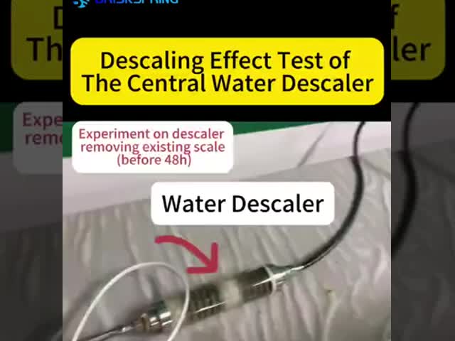 家庭用水道設備における硬水処理のための塩のない水脱熱器
