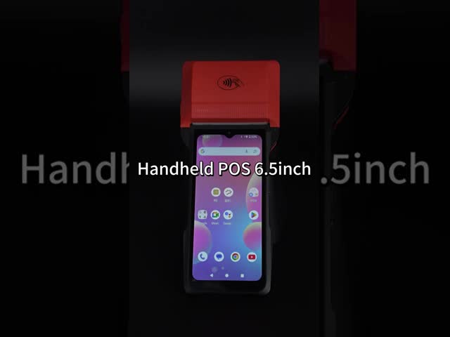 Bluetooth Handheld POS Billing Machine Android 14 Portable Billing POS Machine 6.5 Inch