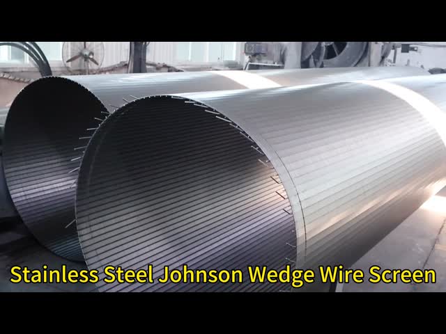 Micron Johnson Wedge Wire Screen Mesh 3-12mm Thickness For Filter Wedge