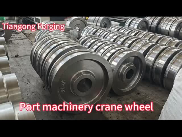 High Strength Forged Crane Wheels 4140 4130 Alloy Steel Wheel Blanks