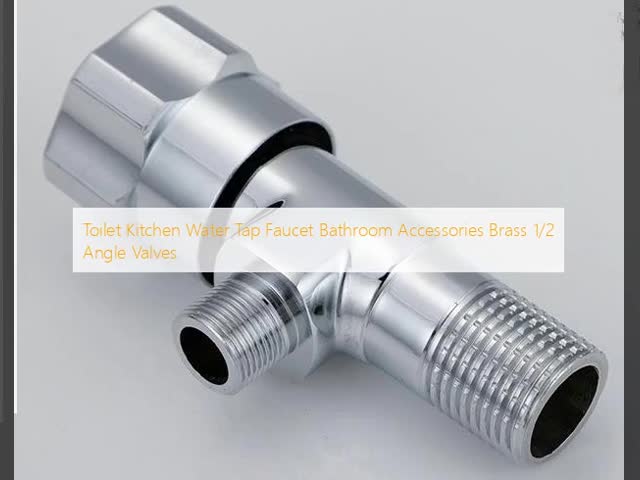 Toilet Kitchen Water Tap Faucet Bathroom Accessories Brass 1/2 Angle Valves