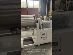 Rolling Ball Mill Crusher Manufacturer 200L 380V for Wet / Dry Grinding Output Size ≥300 Mesh video