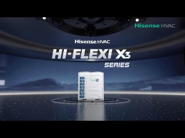 Hisense Hi-FLEXi X3 monté sur le mur AC 12000 BTU Inverteur blanc vidéo