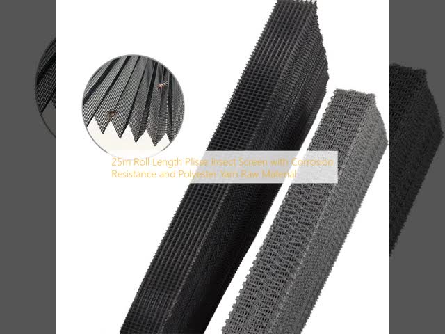 25m ロール長 プリーツ網戸 防錆 80-120g メッシュ重量 生産