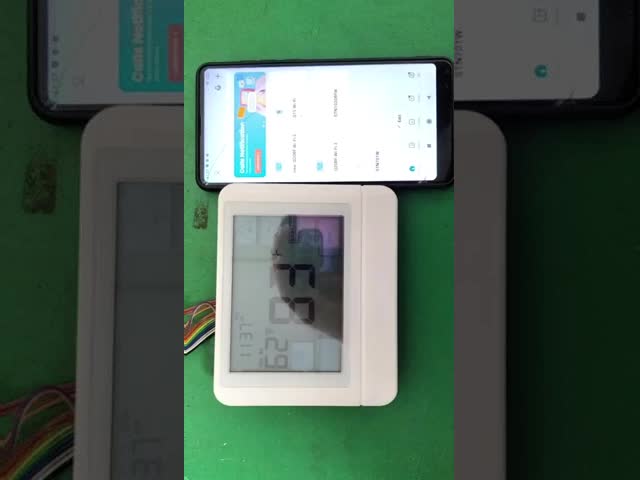 Non-Programmable White Digital Room Thermostat For Temperature Control Efficiency