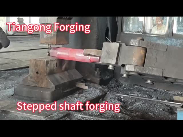 20CrMnTi Pinion Shaft 40CrNiMo Forged Intermediate Case Hardened Shaft For Power Industry