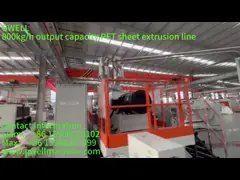 Linha de produção descartável da folha do ANIMAL DE ESTIMAÇÃO do copo da água para o uso de Thermoforming