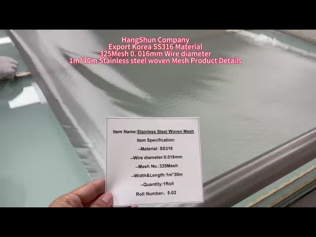 CE Certified Stainless Steel Woven Wire Mesh 2-800 Mesh