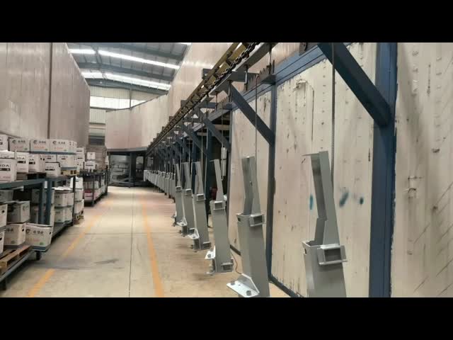 異形状製品向け昇降コンベア塗装ソリューション生産ライン