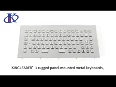 304 Stainless Steel Industrial Mini Keyboard High Vandal-Proof With 64Keys