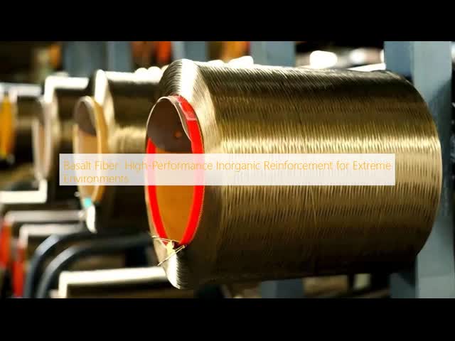 High Performance Fire Resistant Basalt Fiber Roving Continuous Basalt Fiber