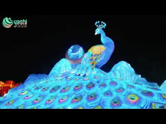 China LED Lighting Chinese Festival Lantern With Rust Proof Steel Internal Frame supplier