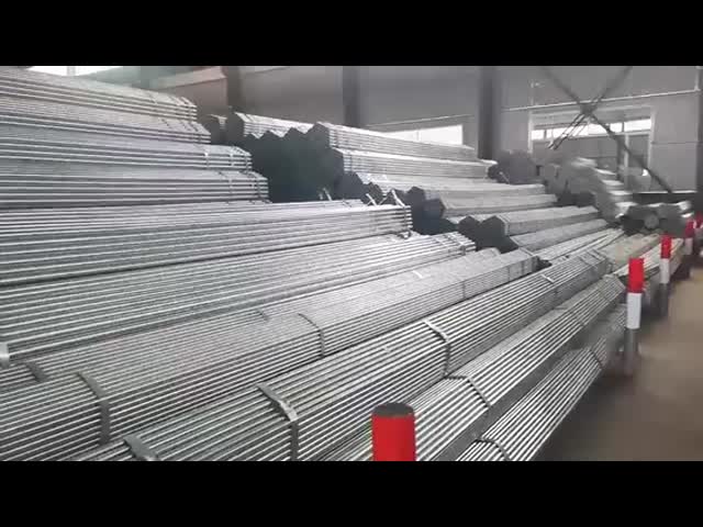Pre-Galvanized Galvanized Iron Steel Pipe 6m Length ERW Welded Steel Pipes ASTM Black Hot Rolled Galvanized Steel Tubes
