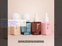 럭셔리 도매 파운데이션 병 30ML 둥근 공 모자 두꺼운 바닥 빈 액체 파운데이션 병