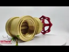 Brass Gate Valve With Red Handle 2