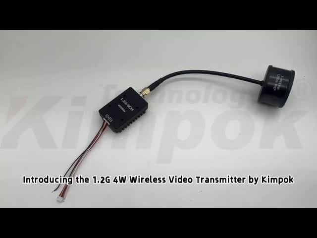 1.2G 4W ワイヤレスビデオトランスミッター 1.2GHz VTX 16g 軽量 9CH FPVビデオトランスミッター FPVレーシングドローン用